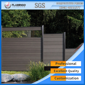 Nhà Máy Giá nhà ngoài trời WPC hàng rào cho khu vực cảnh quan ngoài trời hàng rào an ninh - Product Image 3