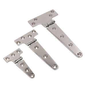 Hassas döküm marin donanımı tekne kapı gömme üçgen menteşeler deniz sınıf 316 paslanmaz çelik tekne kayış T menteşe - Product Image 1