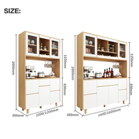 Armoire de rangement de meubles de maison, buffet de buffet de salle à manger