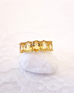 Women's Yellow Gold Rhodium Plated Ring Classic Everyday Wear Jewelry <b>by</b> AADIHI JEWELS - Product Image 3