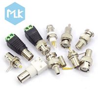 Connecteur BNC femelle MLK Q9 avec colle blanche, prise de connexion vidéo pour moniteur, connecteur BNC femelle pour panneau