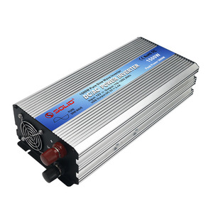 Inversor de Onda Sinusoidal Pura de 1500W, 12VDC/24VDC a 110VAC/220VAC/230VAC, 1.5KW de Potencia para el Hogar - Product Image 1