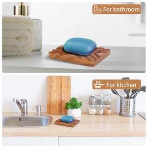 Jabonera <span class=keywords><strong>de</strong></span> teca para <span class=keywords><strong>ducha</strong></span>, jabonera <span class=keywords><strong>de</strong></span> barra para baño, cocina, <span class=keywords><strong>ducha</strong></span>, bañera, lavadero, fácil <span class=keywords><strong>de</strong></span> limpiar - Product Image 6