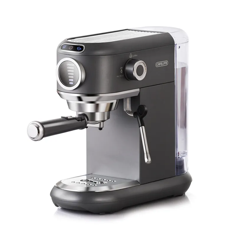Cafelffe 19Bar mesin Semi otomatis, pembuat kopi Espresso profesional portabel baja tahan karat