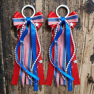 Bottes <span class=keywords><strong>Martens</strong></span>, Accessoires nœuds, Sacs, Rubans, Guirlandes, Décorations suspendues, Dentelle à carreaux rouge et bleue, Accessoires de fête - Product Image 1