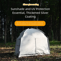 Tente de camping pour animaux de compagnie, quatre saisons, structure en fibre de verre, installation rapide, tente imperméable en Oxford pour le camping en plein air et les voyages