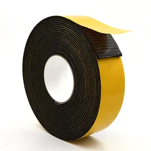 High adhesion 3mm thick NBR/PVC nitrile self adhesive rubber acrylic foam insulation construction double coated adhesive tape