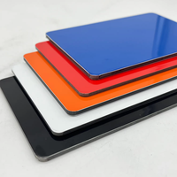 4mm 4*8 Acp Feuille Alucobond Panneau composite en aluminium Panneau Dibond Panneaux composites en aluminium sandwich en métal avec revêtement PE PVD