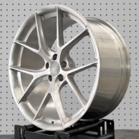 Jantes 5x112 Drag Racing Y Spoke Concave Brossé Argent pour Land Rover Rolls-Royce Nissan Mercedes-AMG BMW X5M Série 3