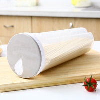 Boîte de rangement pour céréales et nouilles, en plastique transparent, hermétique, avec couvercle, 1-2L, pour la cuisine