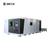 Machine de découpe laser à fibre BEKE 4020-6KW à économie d'énergie avec refroidissement par eau, contrôle Cypcut, prise en charge AI/DXF/PLT pour tôles métalliques