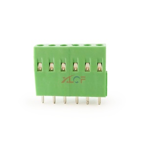 XLCF European Style PCB Schraub klemmen <span class=keywords><strong>block</strong></span> 3,81mm Abstand 20-16AWG Bereich 10A Automotive 6-poliges Messing <span class=keywords><strong>3.81</strong></span>-03 - Product Image 3