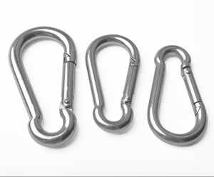 M4 M5 M6 M8 M10 M11 M12, llavero de acero inoxidable barato, ganchos a presión de resorte, <span class=keywords><strong>mosquetones</strong></span> de <span class=keywords><strong>escalada</strong></span> - Product Image 6