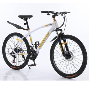 Vélo de montagne 26/27,5 pouces 21/24 vitesses, pédale ordinaire, cadre en acier <span class=keywords><strong>carbone</strong></span>, <span class=keywords><strong>fourche</strong></span> à suspension, double frein à disque - Product Image 5
