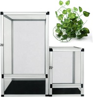 Cage en alliage d'aluminium caméléon terrarium reptile respirant durable et ne rouille pas