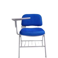 Chaise d'entraînement multifonctionnelle pliable contemporaine avec tablette d'écriture pour la maison, le bureau et l'école