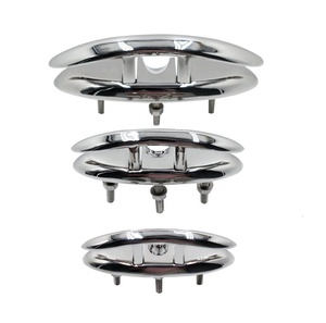 Stainless Steel 316 Marine Folding Cleat 150mm Dock Flip up Stud Mounted Mooring Bitt <b>Yacht</b> Boat Hardware Accessories Folding Cl - Product Image 5