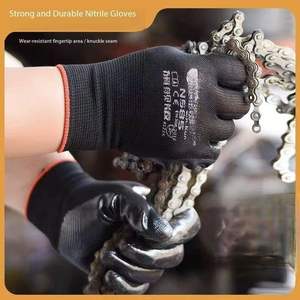 قفازات مطاطية أصلية، قفازات مطاطية مقاومة للتآكل للإطارات، قفازات أمان للعمال في مجال البناء والنظافة والبستنة - Product Image 5