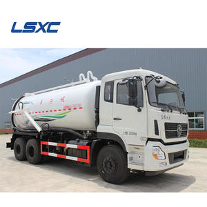 Camion-citerne de collecte de pompe à vide Dongfeng 6x4 grande capacité 20 m3 fécale/eaux usées/eaux usées/huile usée - Product Image 3
