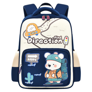 Primary School Grade 1-3 Boys Girls Multi-layer Ultra-light Neoprene <strong>Backpack</strong> Reducing <strong>Weight</strong> Protecting Ridge Large Capacity - Product Image 6