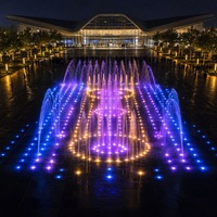 Fontaine musicale programmable LISHI grande échelle avec lumière, ombre, danse de l'eau, laser RGB, contrôle IA, IP68, CE, RoHS, OEM, pour hôtels, parcs, centres commerciaux 5