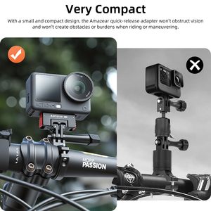 Base Magnética de Liberación Rápida Amazear para DJI Osmo Action 6 y Nano, 360 °   Soporte Giratorio de Aleación de Aluminio con Tornillo Universal de 1/4\" - Product Image 6