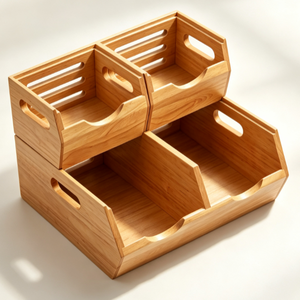 Contenedores Apilables <span class=keywords><strong>de</strong></span> <span class=keywords><strong>Madera</strong></span> <span class=keywords><strong>para</strong></span> Almacenamiento <span class=keywords><strong>de</strong></span> Productos con Divisores, Organizadores <span class=keywords><strong>de</strong></span> Frutas y Verduras <span class=keywords><strong>para</strong></span> Cocina y Despensa, <span class=keywords><strong>Cajas</strong></span> <span class=keywords><strong>para</strong></span> Patatas, Cebollas y Tomates - Product Image 2