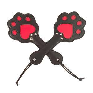 Кожаный флогер OEM «Кошачья лапка» для БДСМ-тренировок, для стимуляции ягодиц, взрослые секс-игрушки, палочка для вылупливания, флирт, БДСМ-игры для взрослых - Product Image 1