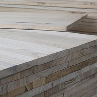 Panel de Madera de Paulownia de Grado AA, 4x8, con Bordes Encolados, 12mm 15mm 18mm, Tabla de Paulownia Sólida Ligera para Ataúdes y Féretros