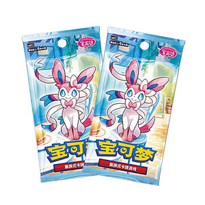 Cartes à collectionner Mx Pocket Monsters Authentiques chinoises Mew Pokemoned-cards Gem Pack Vol.2 Jeu de cartes à jouer - Product Image 1