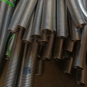 Corrugated Stainless Steel Tube - 24 Inches Length, Ideal for Water Heater Installations SS 304 Flexible Corrugated Pipe for Gas