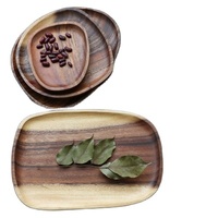 Groothandel Houten Dinerborden Rond Acaciahout Dienblad