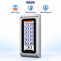 Clavier de contrôle d'accès intelligent WiFi Tuya S600, étanche IP68, en métal, lecteur de carte RFID 125kHz avec déverrouillage de porte à distance