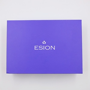 Bán Buôn Sang Trọng Lật Các Tông Từ Hộp Quà Tặng Chất Lượng Cao Cứng Quà Tặng Bao Bì Hộp Màu Tím UV Từ Hộp - Product Image 4