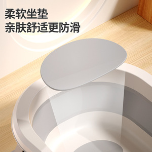 Bañera Plegable para Bebé con Sensor de Temperatura, Tamaño Grande para Recién Nacidos de 0 a 12 Meses, Asiento de Baño Multifuncional de Plástico - Product Image 5