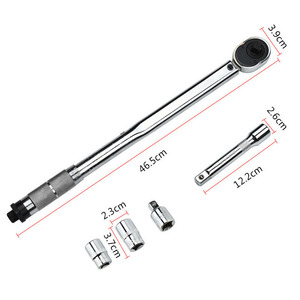 Jeu de clés dynamométriques 5-25 Nm/19-110 Nm/28-210 Nm/Deux voies pour mécanisme précis Clé à main Torquemeter Ratchet Kit - Product Image 3