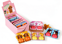 Bonbons Gélifiés 3D en Forme de Fesses Remplis de Confiture Fruitée, Personnalisables OEM, Vente en Gros, Emballage Boîte