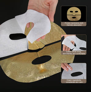 Hydrolysed Collage Lemon and Honey <strong>Birds</strong> <strong>Nest</strong> Repair Maintain Stability <strong>Gold</strong> Foil Cream Facial Mask - Product Image 2