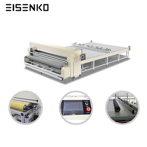 เครื่องตัดผ้าม่านม้วนอัตโนมัติแบบอัลตราโซนิก ยี่ห้อ EISENKO ได้รับการรับรองมาตรฐาน CE พร้อมส่วนประกอบหลักที่มีความเสถียรสูง ใช้เครื่อง PLC - Product Image 2