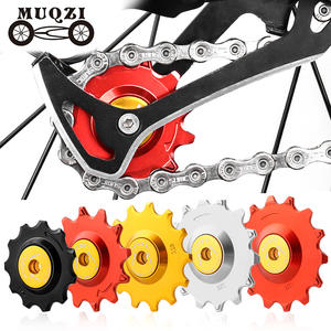 MUQZI 11T 12T 13T 14T Roue de poulie de dérailleur arrière de vélo Dérailleur arrière en céramique Roue jockey pour chaîne 8-12 vitesses - Product Image 1