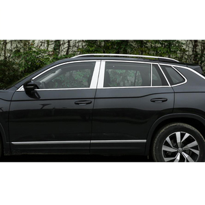 Garnitures de fenêtre de voiture en acier inoxydable décoration pour Volkswagen VW <span class=keywords><strong>Taos</strong></span> 2018 2019 2020 2021 2022 2023 2024 Tharu accessoires kit auto - Product Image 3