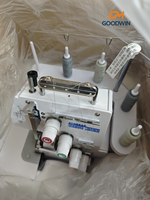 Machine à coudre surjeteuse 4 fils avec lampe pour coussins, oreillers, tissus non tissés et liserés de lits pour animaux – Vente chaude