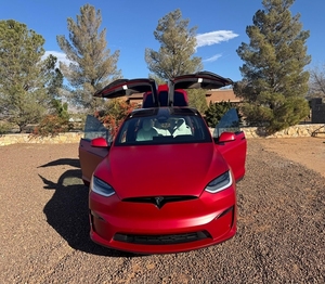 รถยนต์มือสอง Tesla Model <span class=keywords><strong>X</strong></span> Plaid ปี 2022 <span class=keywords><strong>ส</strong></span>ภาพดี รถ SUV ขับเคลื่อน<span class=keywords><strong>ส</strong></span>ี่ล้อ - Product Image 1