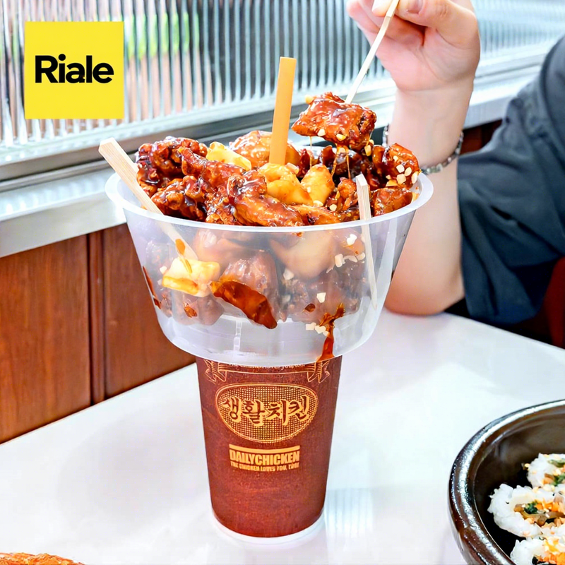 Creative Chicken Cube Box Disposable Snack