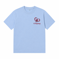 T-shirt personnalisé brodé avec empreinte de patte en forme de cœur et texte personnalisé pour les amoureux des animaux, cadeau et vêtement pour les propriétaires de chats