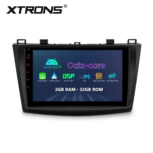 XTRONS 9 inch 2.5D IPS screen android car audio Stereo multimedia player for Mazda 3 2010 - 2013 Carplay Android Auto Radio