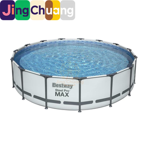 <span class=keywords><strong>Piscine</strong></span> Jingchuang56488 avec support rond, <span class=keywords><strong>piscine</strong></span> familiale, grande <span class=keywords><strong>piscine</strong></span> extérieure - Product Image 4