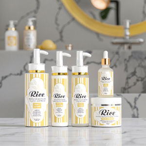 Натуральный набор для ухода за кожей риса против морщин, частная марка, уход за лицом и телом для всех типов кожи, поставка OEM/OM - Product Image 4