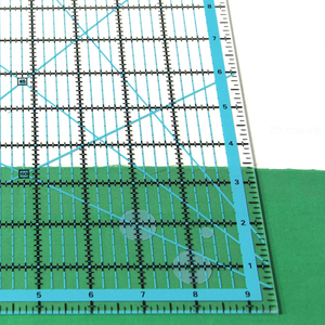 <span class=keywords><strong>Regla</strong></span> de Acrílico para <span class=keywords><strong>Patchwork</strong></span> y Costura ALLWIN, Fabricada Profesionalmente, para Manualidades, <span class=keywords><strong>Cuadrada</strong></span>, de 3 mm de Grosor, con Impresión a Doble Color - Product Image 4