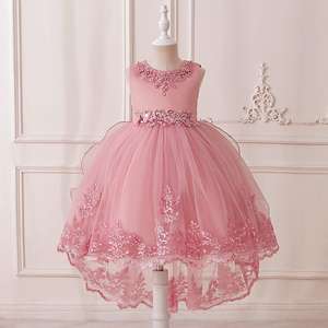 Robes de soirée longues pour petites filles, style princesse, pour spectacle de piano, printemps-été, robes de filles de 2 <span class=keywords><strong>à</strong></span> 12 ans, vêtements pour enfants - Product Image 3